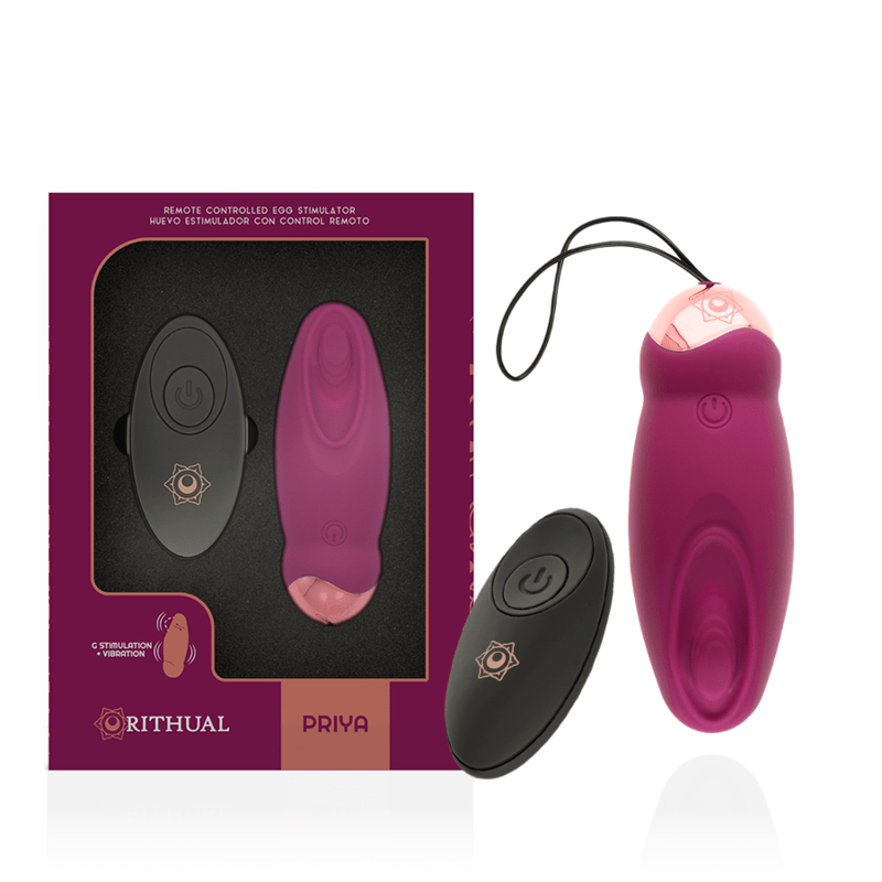 RITHUAL – PRIYA EGG TÉLÉCOMMANDE G-SPOT + VIBRATION