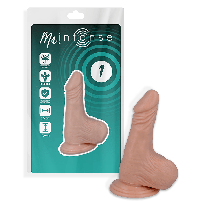 MR INTENSE – 1 PÉNIS RÉALISTE 14.6 CM -O- 3.5 CM