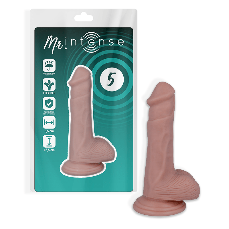 MR INTENSE – 5 PÉNIS RÉALISTE 16.5 CM -O- 3.5 CM