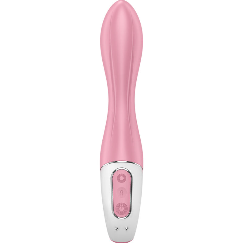 SATISFYER – VIBRATEUR POMPE A AIR 2 ROSE