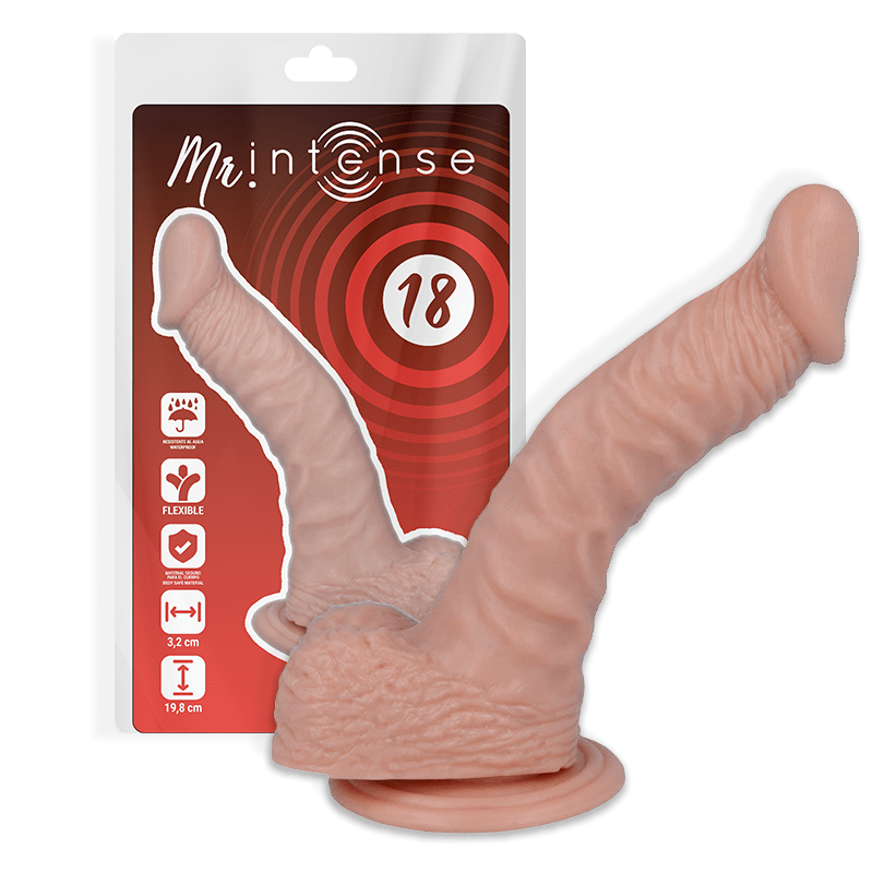 MR INTENSE – 18 PÉNIS RÉALISTE 19.8 CM -O- 3.2 CM