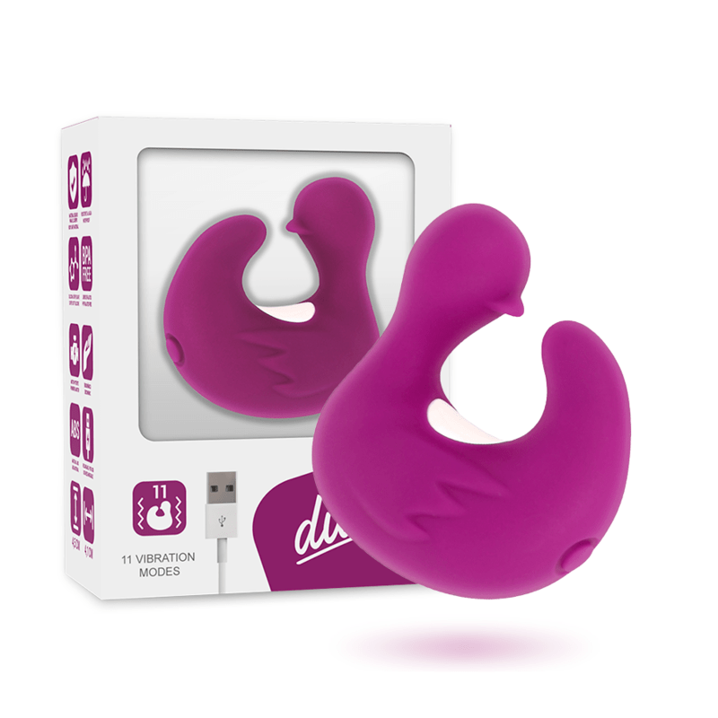 COVERME – DÉ À DÉS À CANARD RECHARGEABLE EN SILICONE STIMULANT DUCKYMANIA