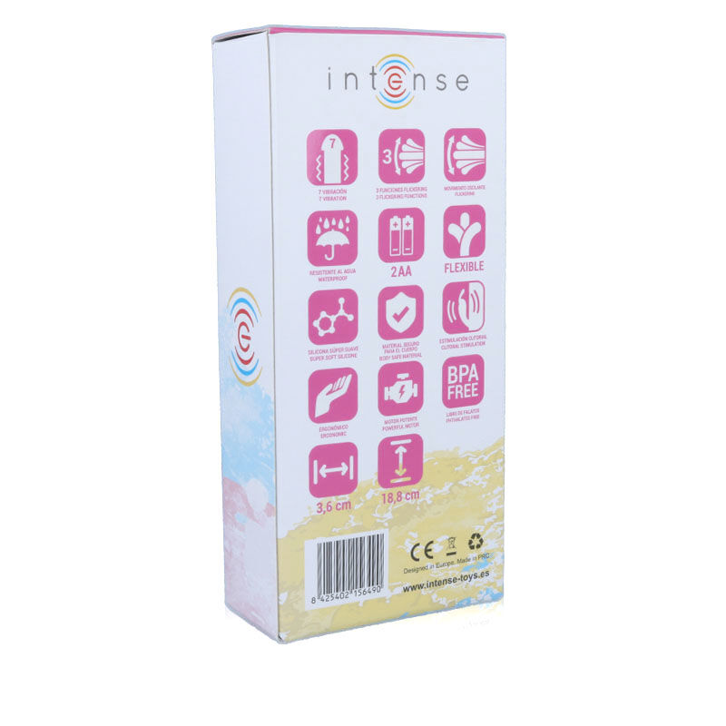 INTENSE – VIBRATEUR OSCILLANT SUSY SILICONE LAPIN ROSE