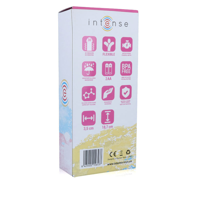 INTENSE – VIBRATEUR LEO SILICONE ROSE LUXE