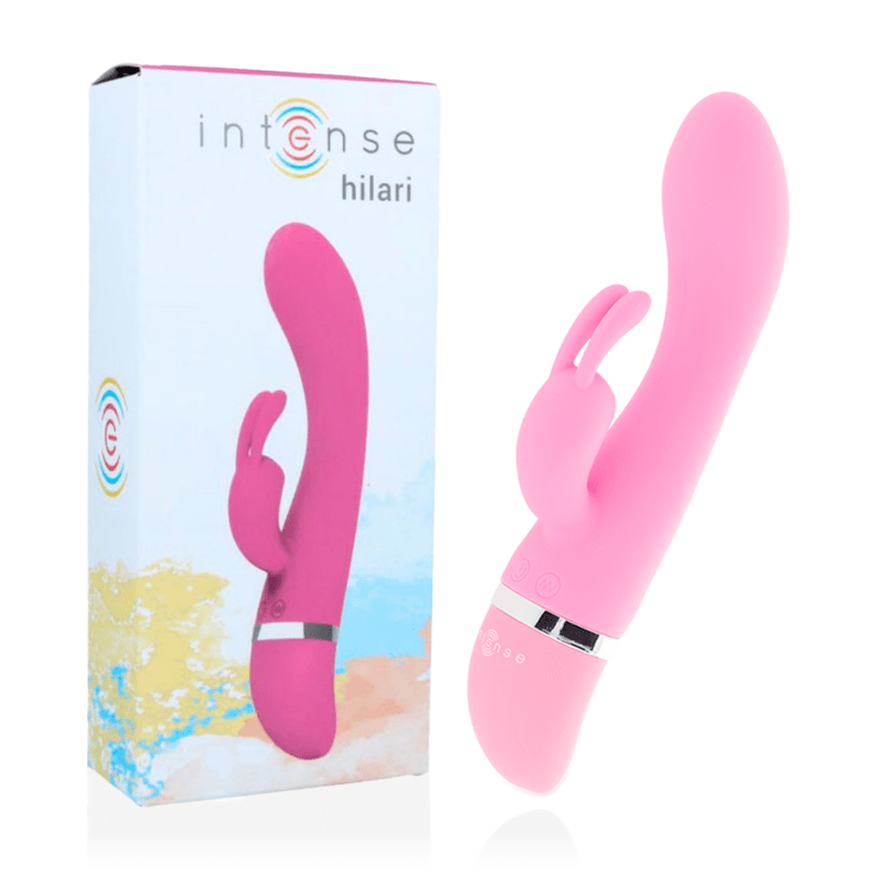 INTENSE – VIBRATEUR DE LUXE EN SILICONE ROSE HILARI