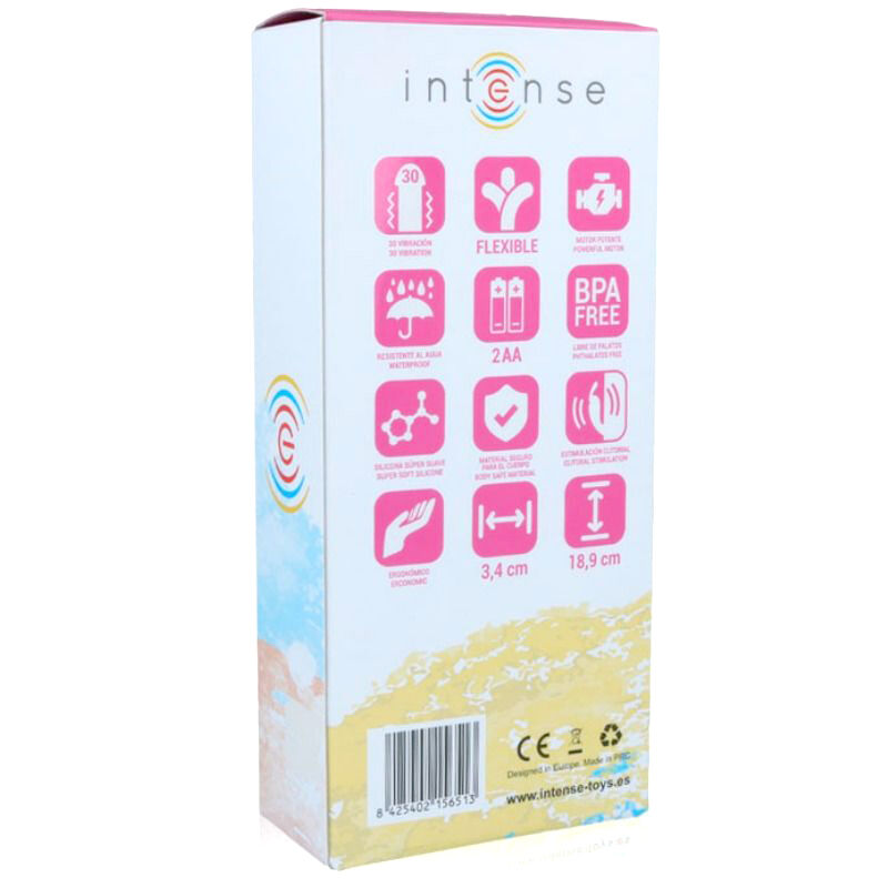 INTENSE – VIBRATEUR DE LUXE EN SILICONE ROSE HILARI