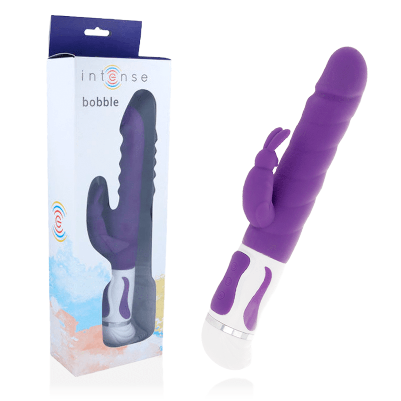 INTENSE – VIBRATEUR BOBBLE ROTATEUR SILICONE LILAS