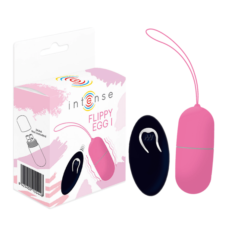 INTENSE – OEUF VIBRANT FLIPPY I AVEC TÉLÉCOMMANDE ROSE