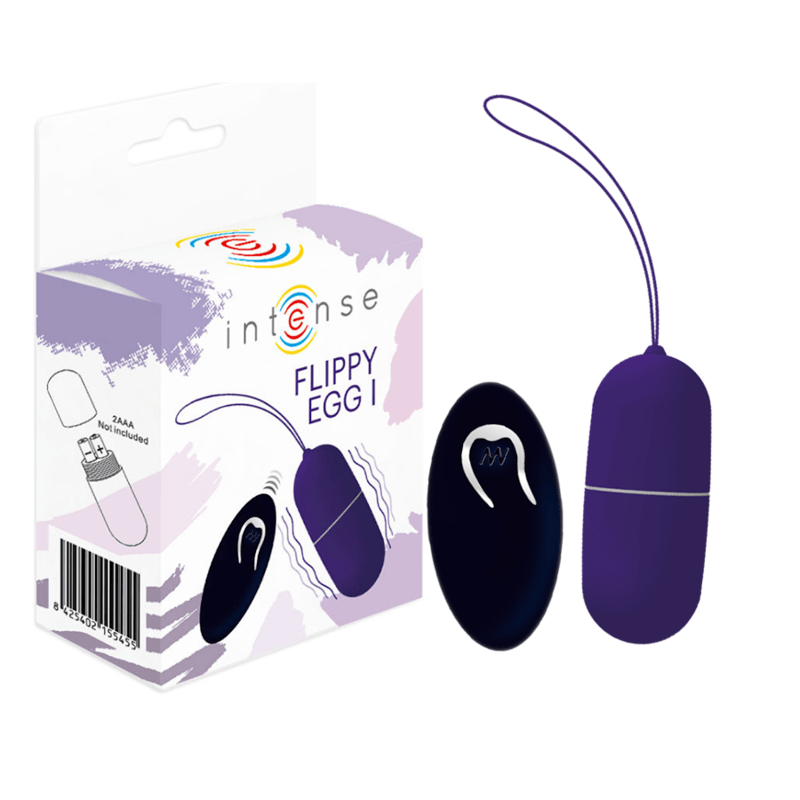 INTENSE – OEUF VIBRANT FLIPPY I AVEC TÉLÉCOMMANDE VIOLET
