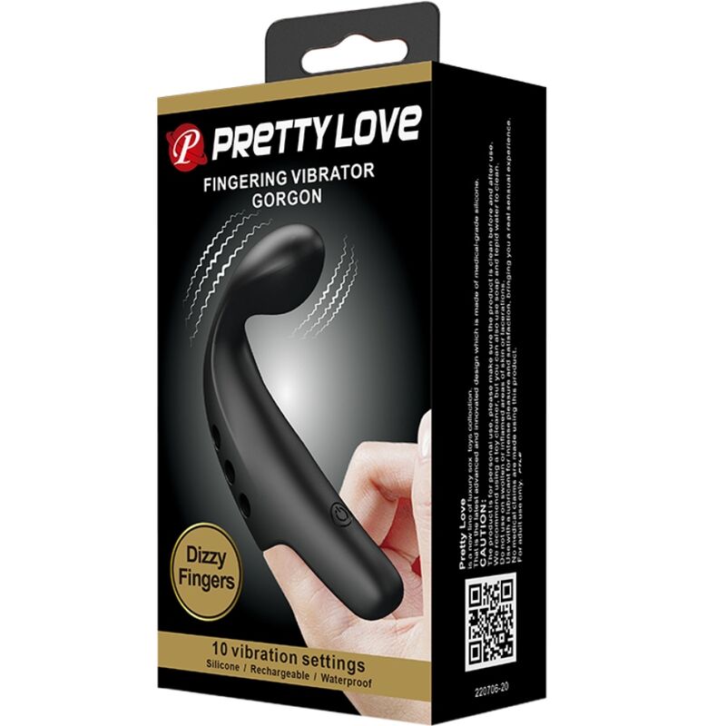 PRETTY LOVE – DÉS VIBRATEUR BLACK GORGON