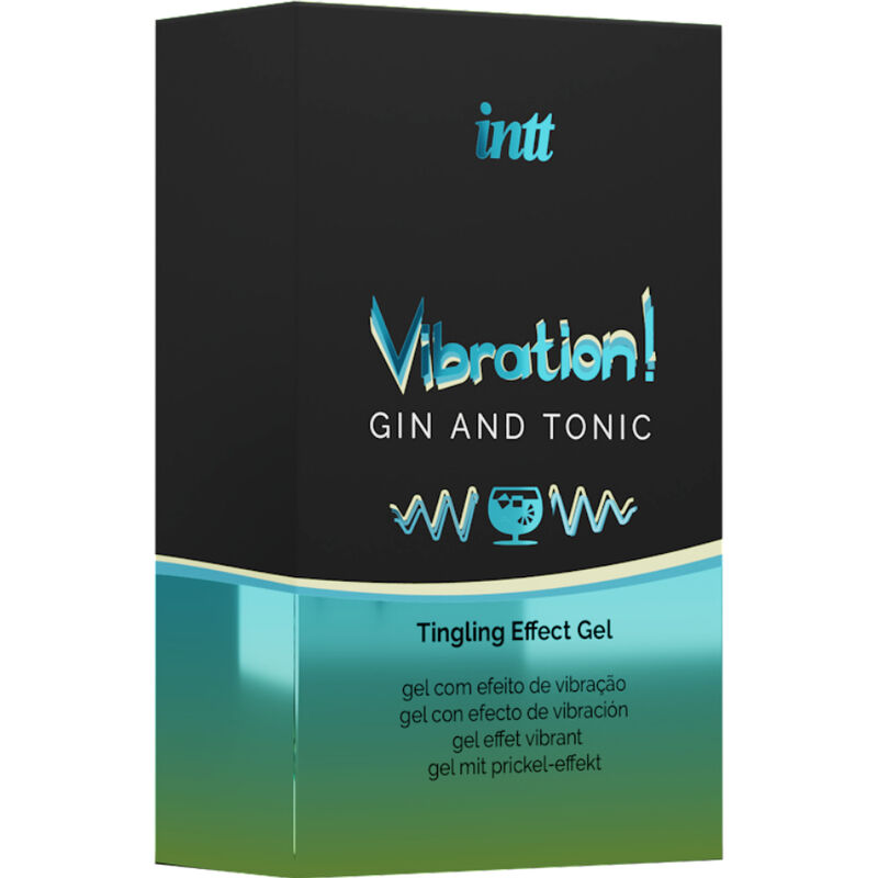 INTT – GEL VIBRATEUR LIQUIDE PUISSANT STIMULANT INTIME GIN  TONIC 15ML
