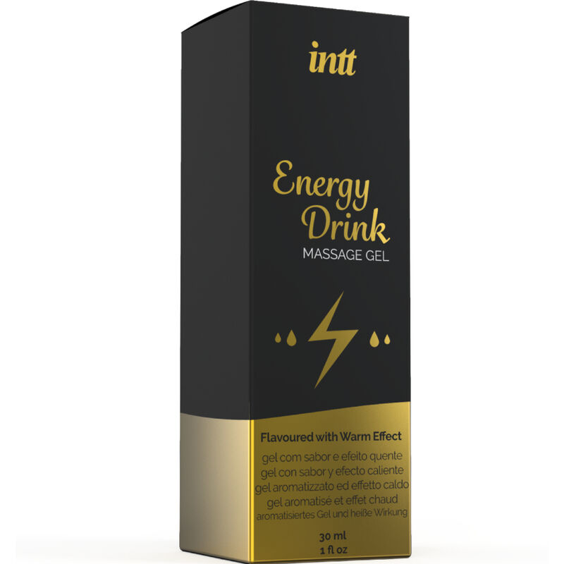 INTT MASSAGE  ORAL SEX – GEL DE MASSAGE A LENERGIE AROMATISEE CA BOISSON ET EFFET CHAUFFANT