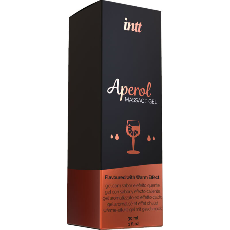 INTT MASSAGE  ORAL SEX – GEL DE MASSAGE APEROL EFFET CHALEUR INTENSE