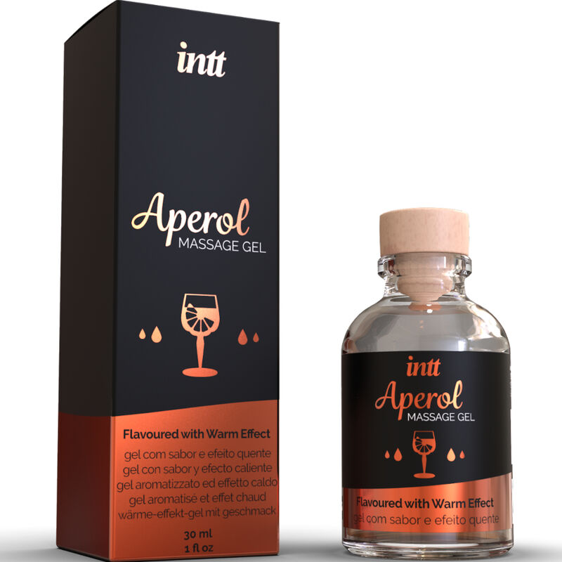 INTT MASSAGE  ORAL SEX – GEL DE MASSAGE APEROL EFFET CHALEUR INTENSE