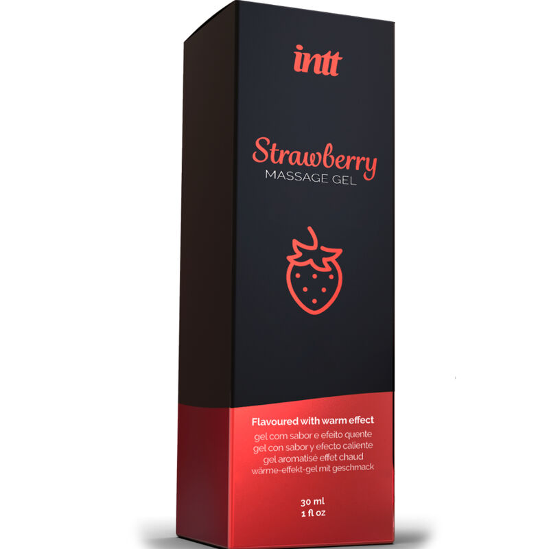 INTT MASSAGE  ORAL SEX – GEL DE MASSAGE EFFET CHAUD SAVEUR FRAISE