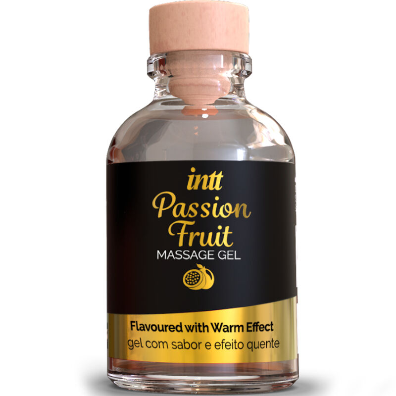 INTT MASSAGE  ORAL SEX – GEL DE MASSAGE SAVEUR FRUIT DE LA PASSION AVEC EFFET CHALEUR