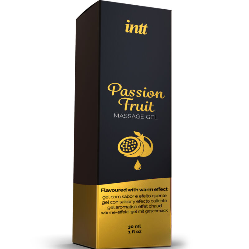 INTT MASSAGE  ORAL SEX – GEL DE MASSAGE SAVEUR FRUIT DE LA PASSION AVEC EFFET CHALEUR
