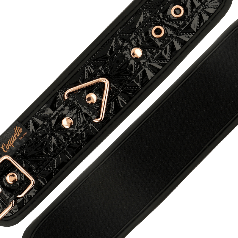 COQUETTE CHIC DESIRE – MENOTTES ÉDITION NOIRE AVEC DOUBLURE EN NÉOPRÈNE