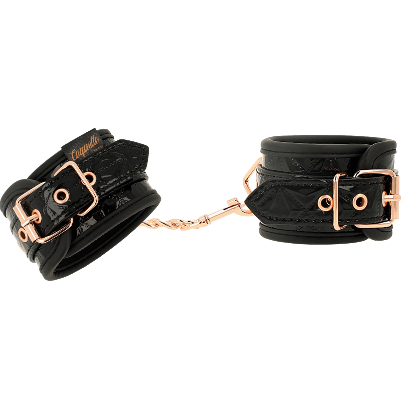 COQUETTE CHIC DESIRE – MENOTTES ÉDITION NOIRE AVEC DOUBLURE EN NÉOPRÈNE
