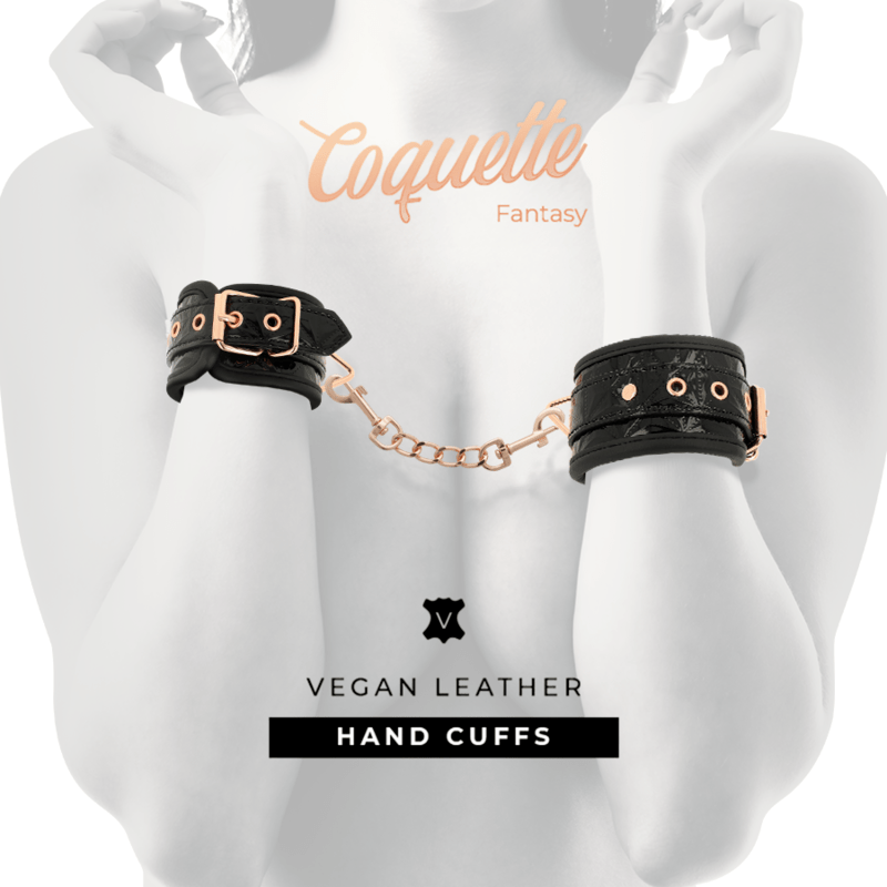 COQUETTE CHIC DESIRE – MENOTTES ÉDITION NOIRE AVEC DOUBLURE EN NÉOPRÈNE