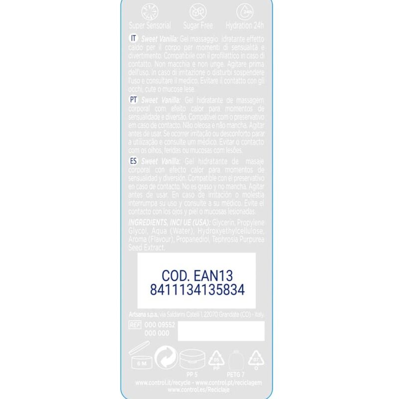 CONTROL – 2 EN 1 MASSAGE  PLAISIR DOUCEUR DE MADAGASCAR 200 ML
