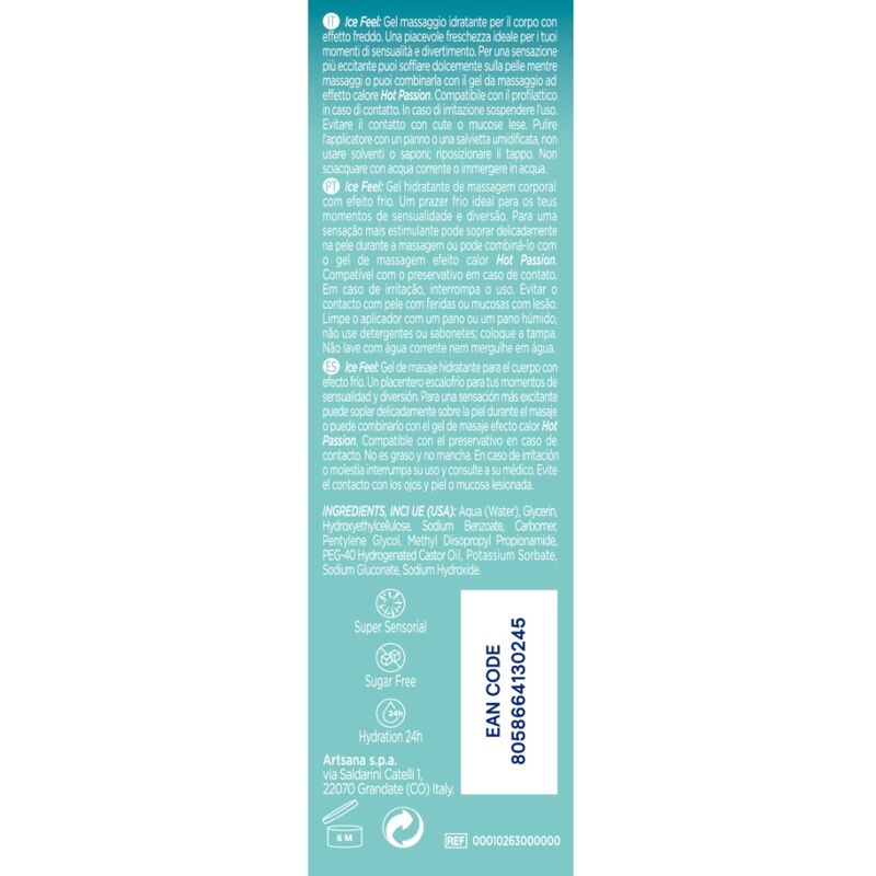 CONTROL – GEL 3 EN 1 SENSATION DE GLACE 200 ML