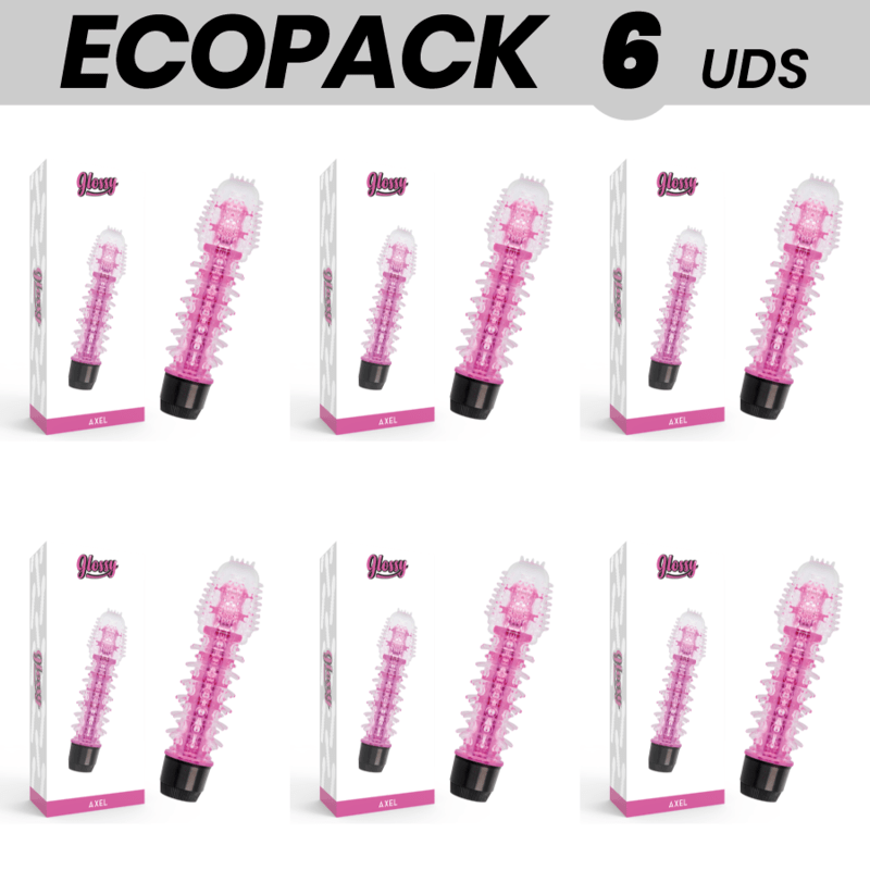 ECOPACK 6 UNITÉS – VIBRATEUR GLOSSY AXEL ROSE