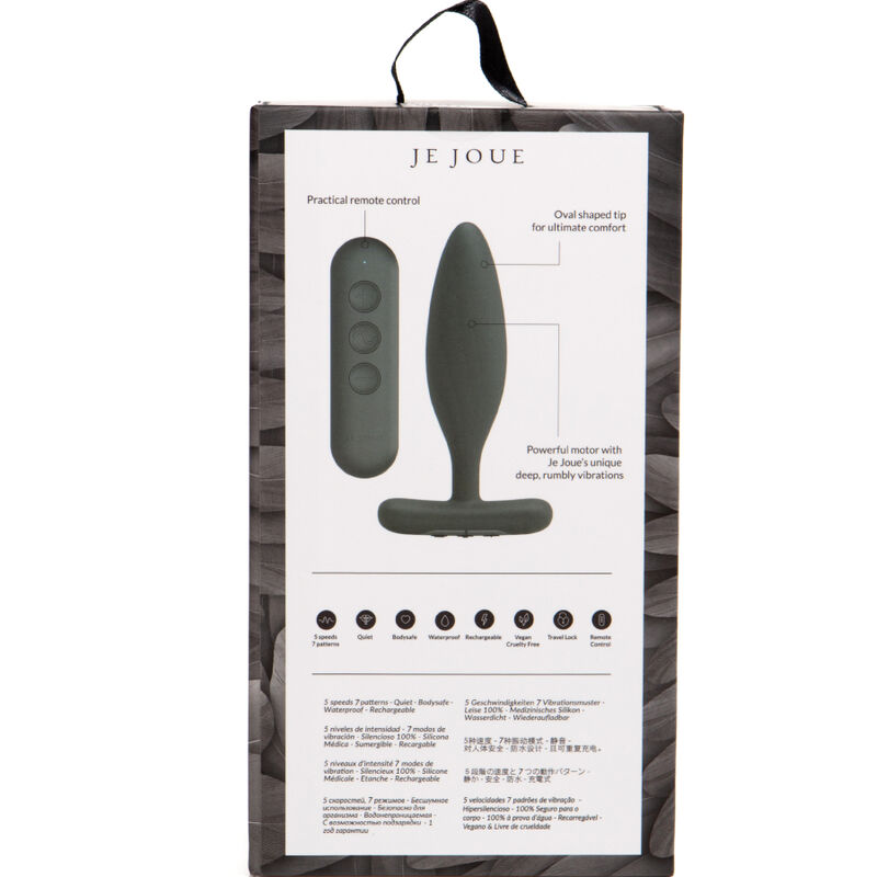 JE JOUE – VIBRATEUR VESTA PLUG ANAL NOIR