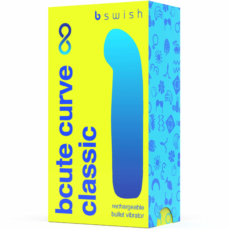 B SWISH – VIBRATEUR EN SILICONE RECHARGEABLE BCUTE CURVE INFINITE CLASSIC JAUNE