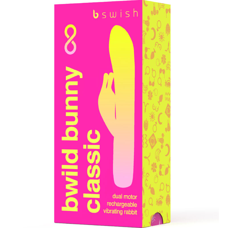 B SWISH – VIBRATEUR RECHARGEABLE CLASSIQUE BWILD BUNNY INFINITE SILICONE ROSE