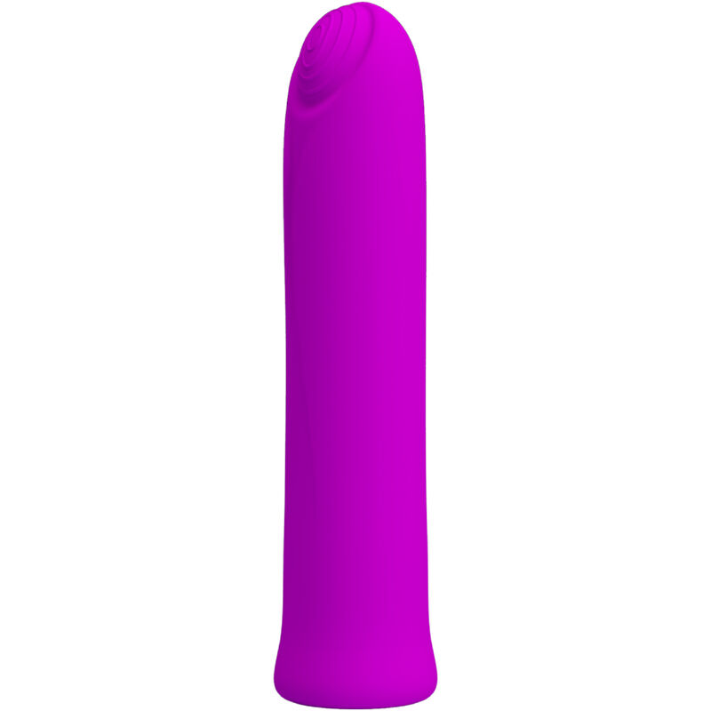 PRETTY LOVE – VIBRATEUR CURTIS MINI SUPER POWER 12 VIBRATIONS EN SILICONE VIOLETTE