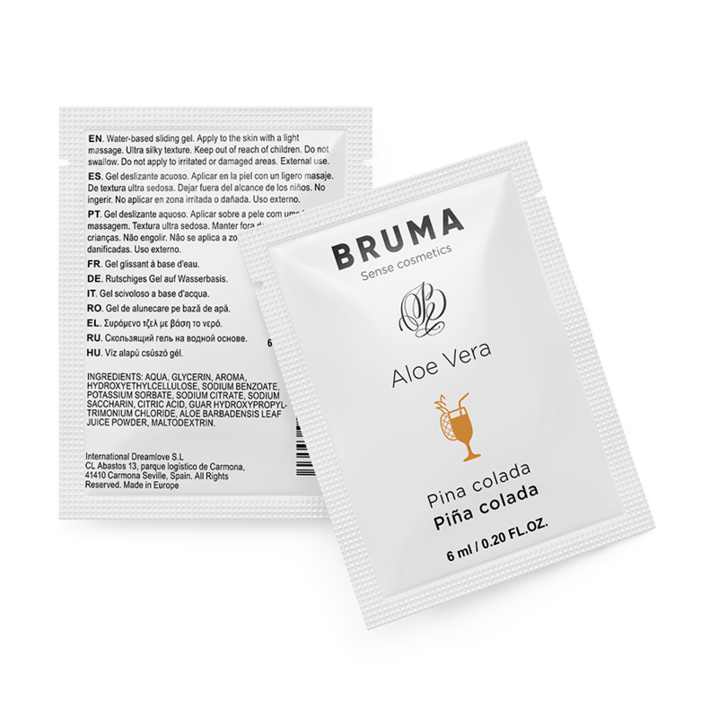 BRUMA – GEL GLISSANT À LALOE VERA SAVEUR PINA COLADA 6 ML
