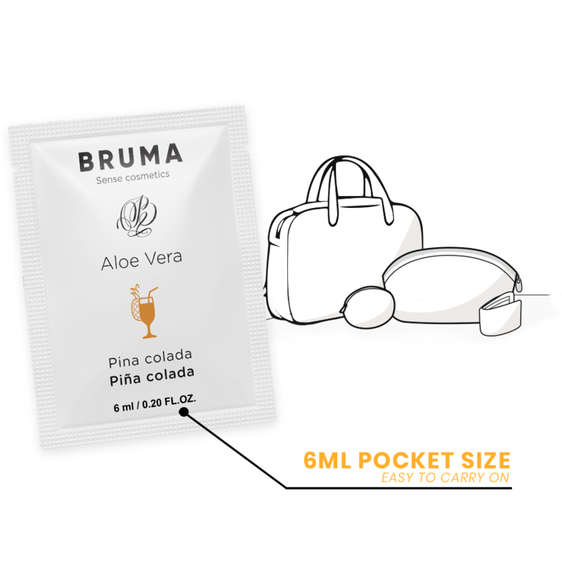BRUMA – GEL GLISSANT À LALOE VERA SAVEUR PINA COLADA 6 ML