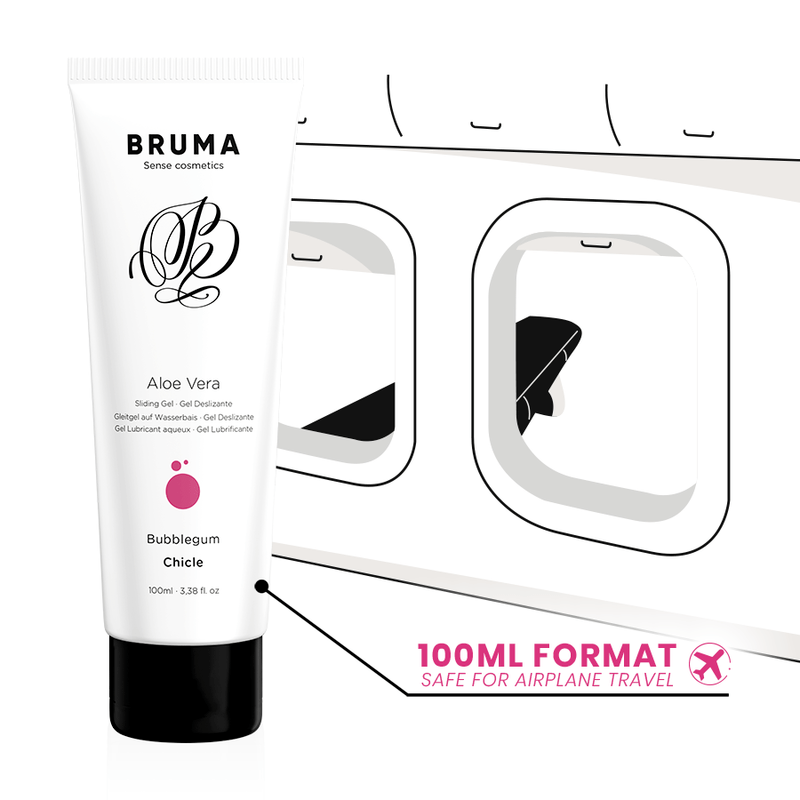 BRUMA – GEL GLISSANT ALOE VERA SAVEUR BUBBLEGUM 100 ML