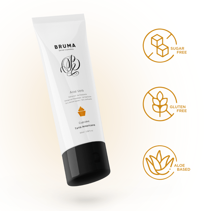 BRUMA – GEL GLISSANT À LALOE VERA SAVEUR CUPCAKE 100 ML