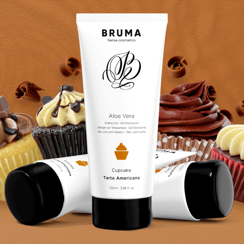 BRUMA – GEL GLISSANT À LALOE VERA SAVEUR CUPCAKE 100 ML