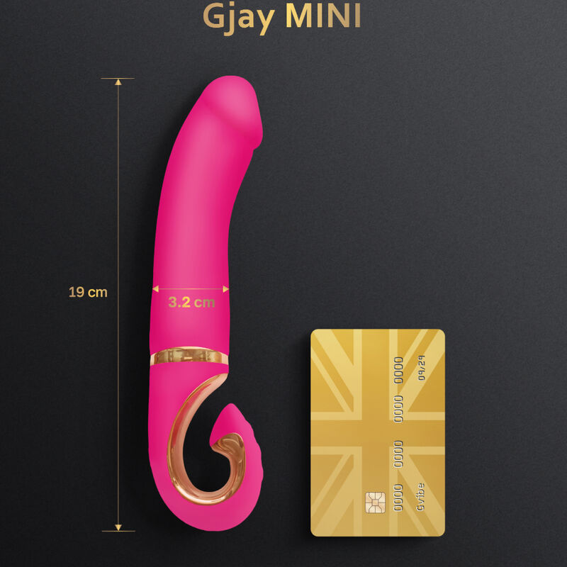 G-VIBE – VIBRATEUR GJAY MINI ROSE EN SILICONE