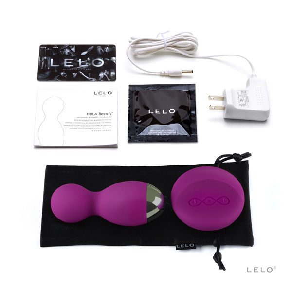 LELO – BADGE BOULES HULA ROSE PROFOND
