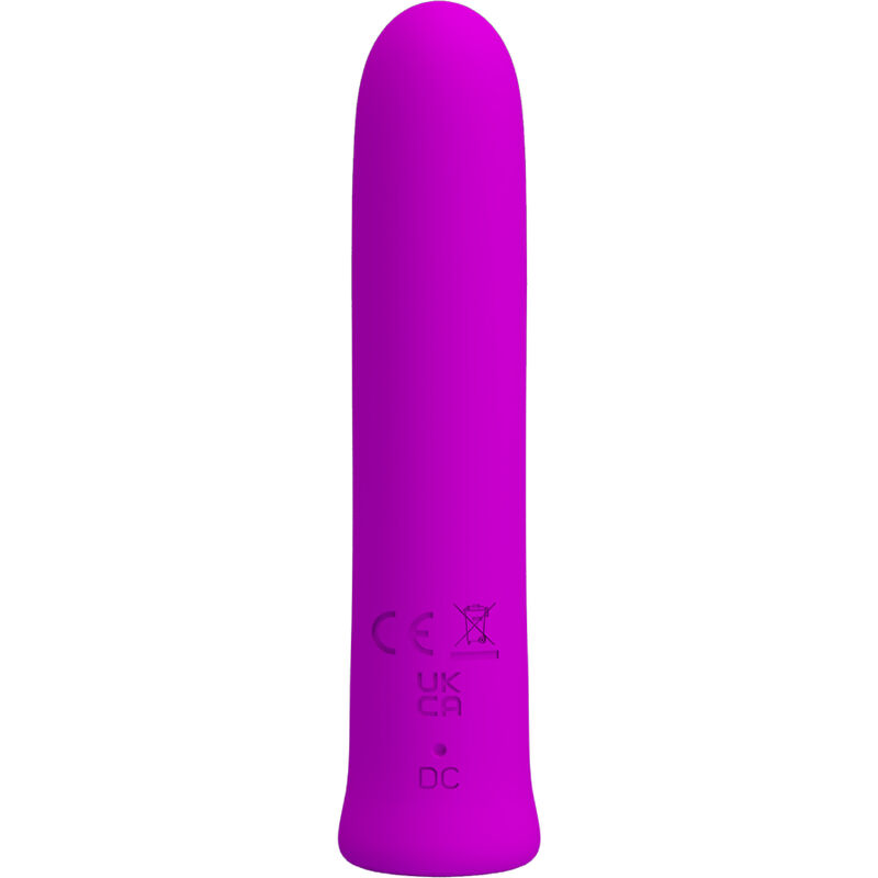 PRETTY LOVE – VIBRATEUR CURTIS MINI SUPER POWER 12 VIBRATIONS EN SILICONE VIOLETTE
