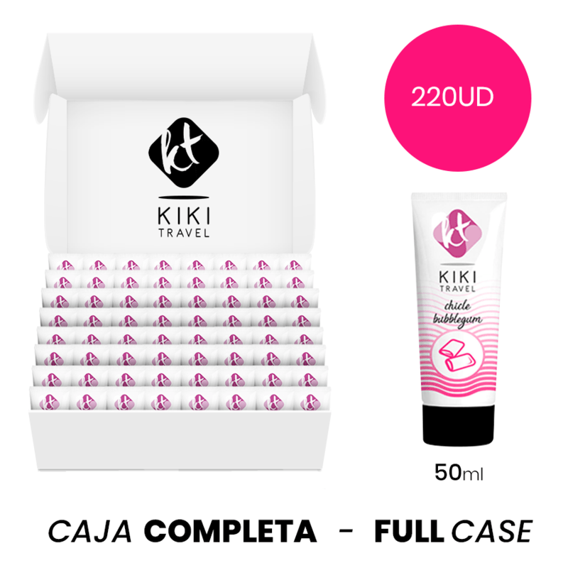 MOQ 220 – KIKÍ TRAVEL SAVEUR DE FRUITS TROPICAUX LUBRIFIANT A BASE DEAU – 50 ML