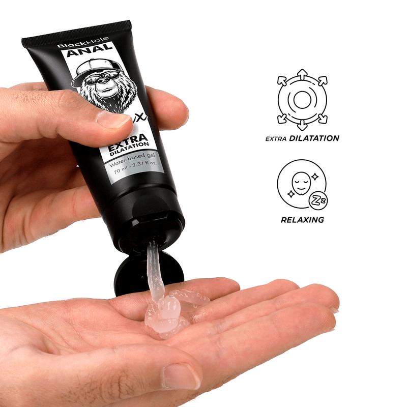 BLACK HOLE – GEL DE DILATATION ANALE À BASE DEAU 70 ML