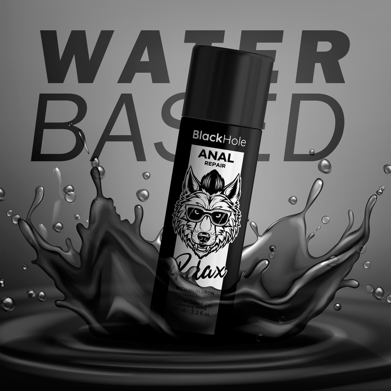 BLACK HOLE – RÉPARATION ANALE RELAX À BASE DEAU AVEC HYALURON 100 ML