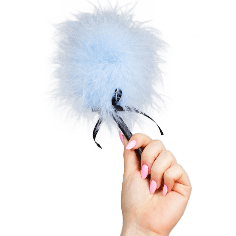 SECRETPLAY – DUSTER MARABOU BLEU CLAIR