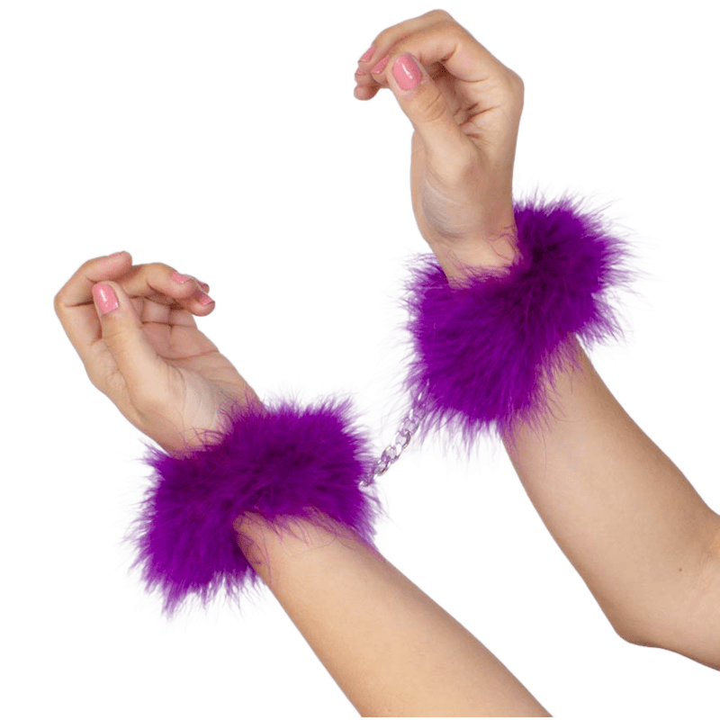 SECRETPLAY – MENOTTES MARABOU VIOLET