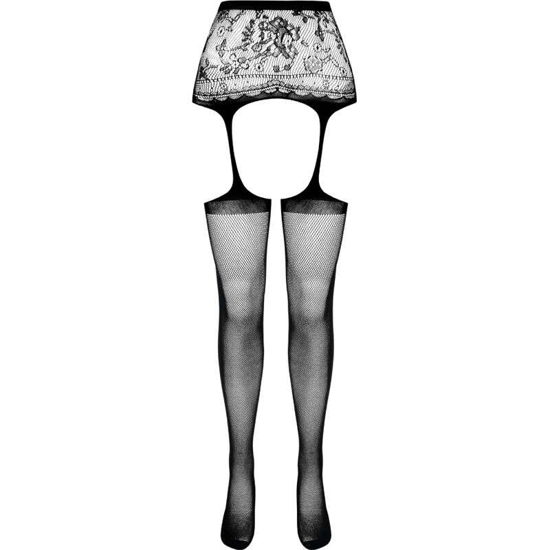 PASSION – S028 MEDIAS CON LIGUERO NEGRO TALLA UNICA