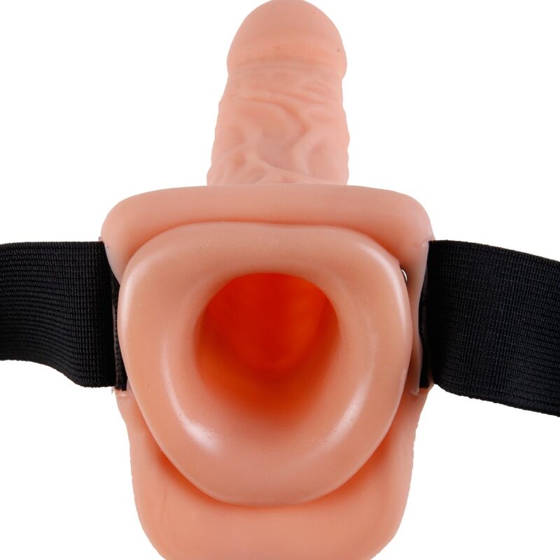 FETISH FANTASY SERIES – HARNAIS RÉGLABLE TÉLÉCOMMANDE PÉNIS RÉALISTE AVEC TESTICULES 17,8 CM
