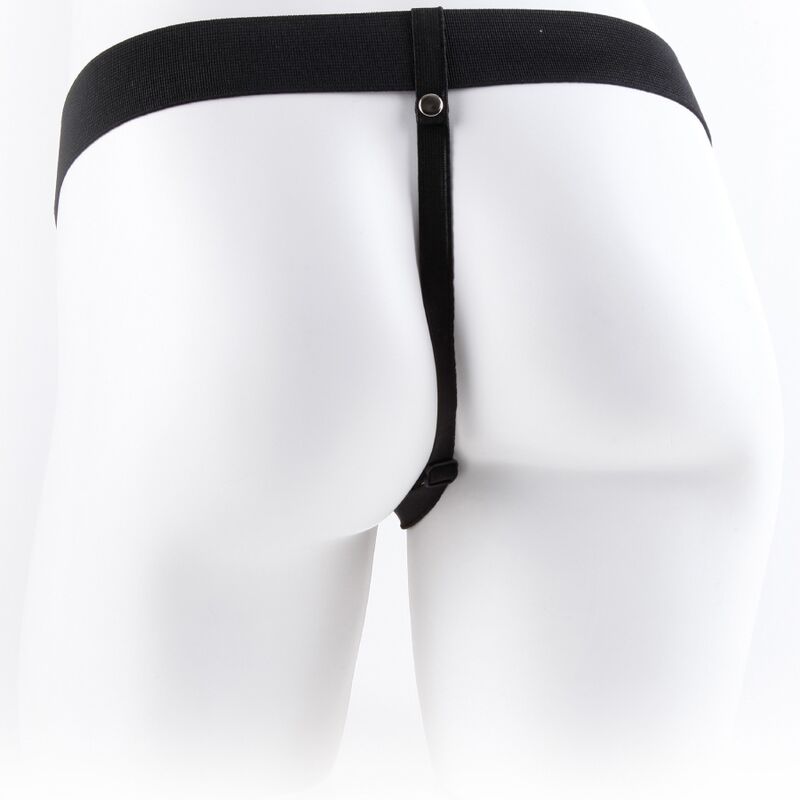 FETISH FANTASY SERIES – HARNAIS RÉGLABLE TÉLÉCOMMANDE PÉNIS RÉALISTE AVEC TESTICULES 17,8 CM