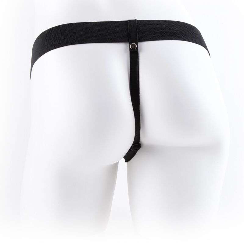 FETISH FANTASY SERIES – HARNAIS RÉGLABLE TÉLÉCOMMANDE PÉNIS RÉALISTE AVEC TESTICULES 23 CM