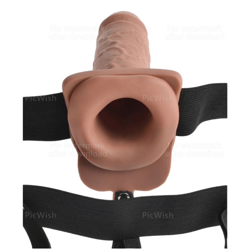 FETISH FANTASY SERIES – HARNAIS RÉGLABLE PÉNIS RÉALISTE AVEC BALLES RECHARGEABLES ET VIBRATEUR 17,8 CM
