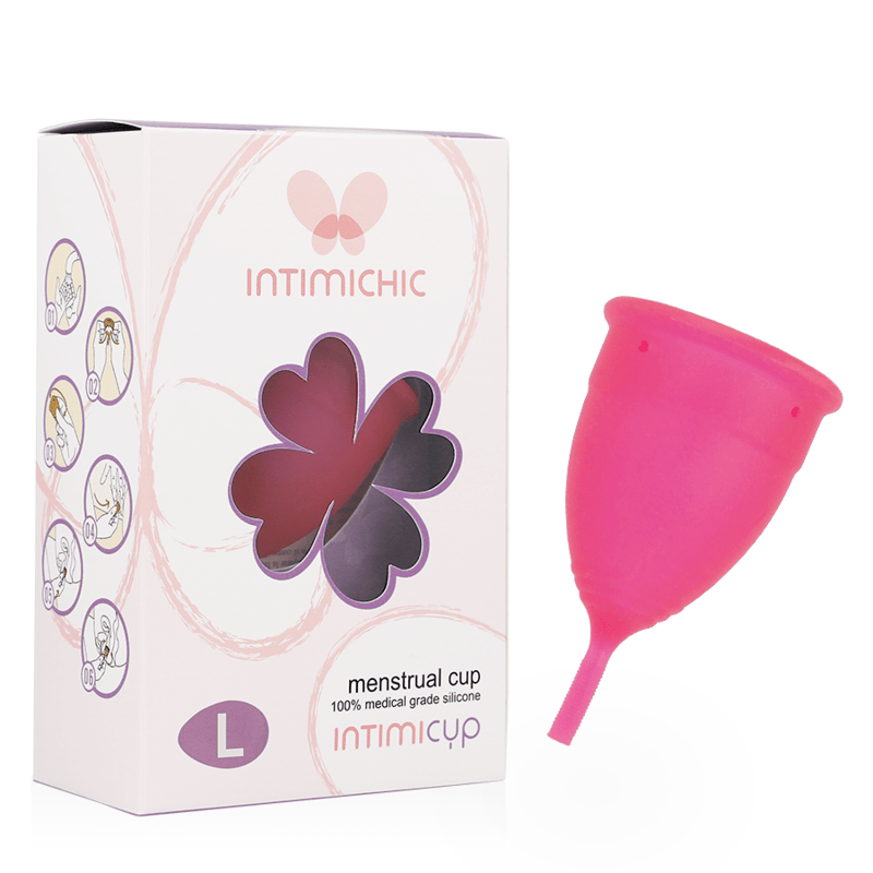 INTIMICHIC – COUPE MENSTRUELLE EN SILICONE MÉDICALE – TAILLE L